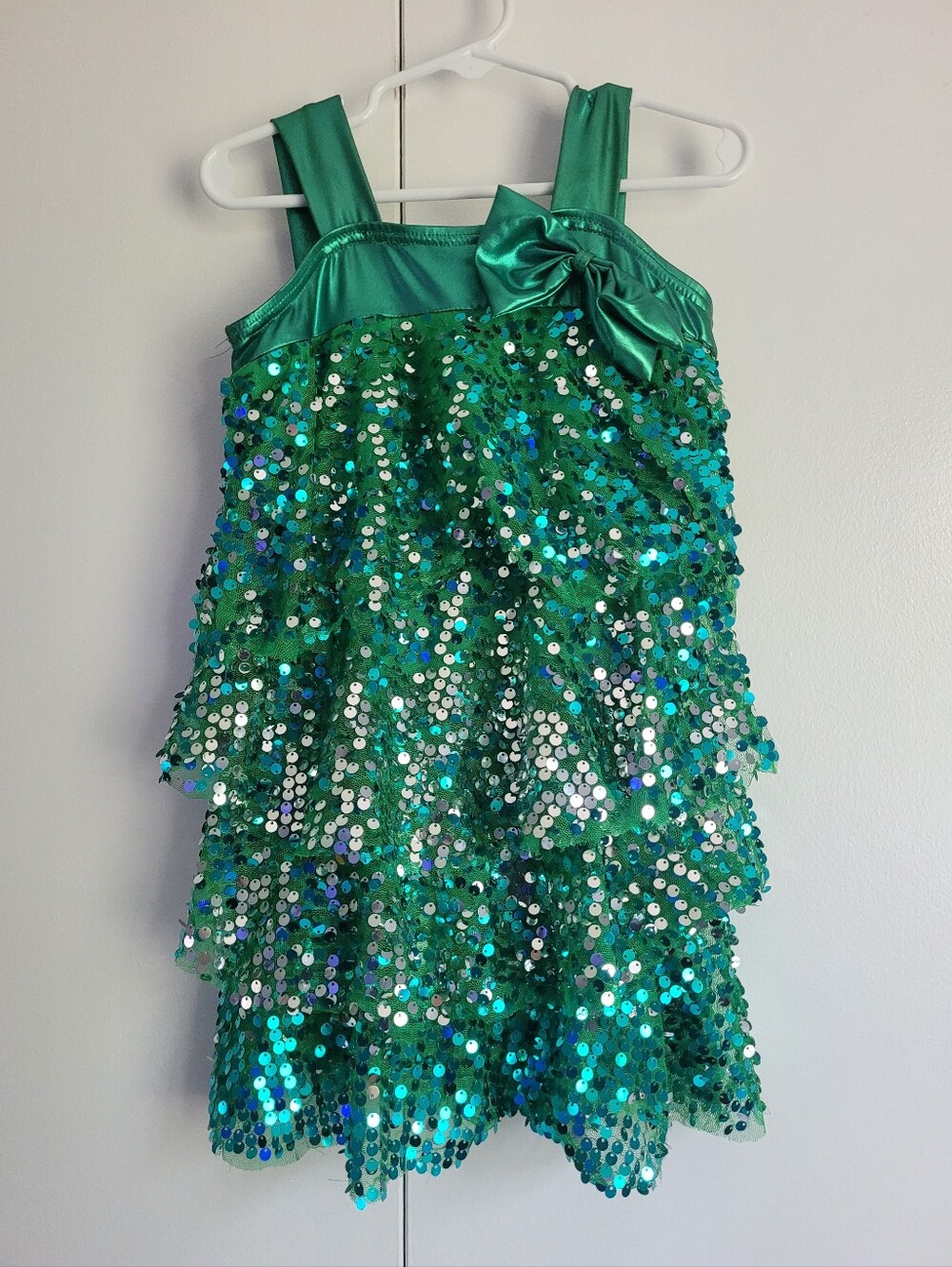 Size 4-6 Weissman Dance Costume Tutu Leotard Flapper Sparkly Sequin